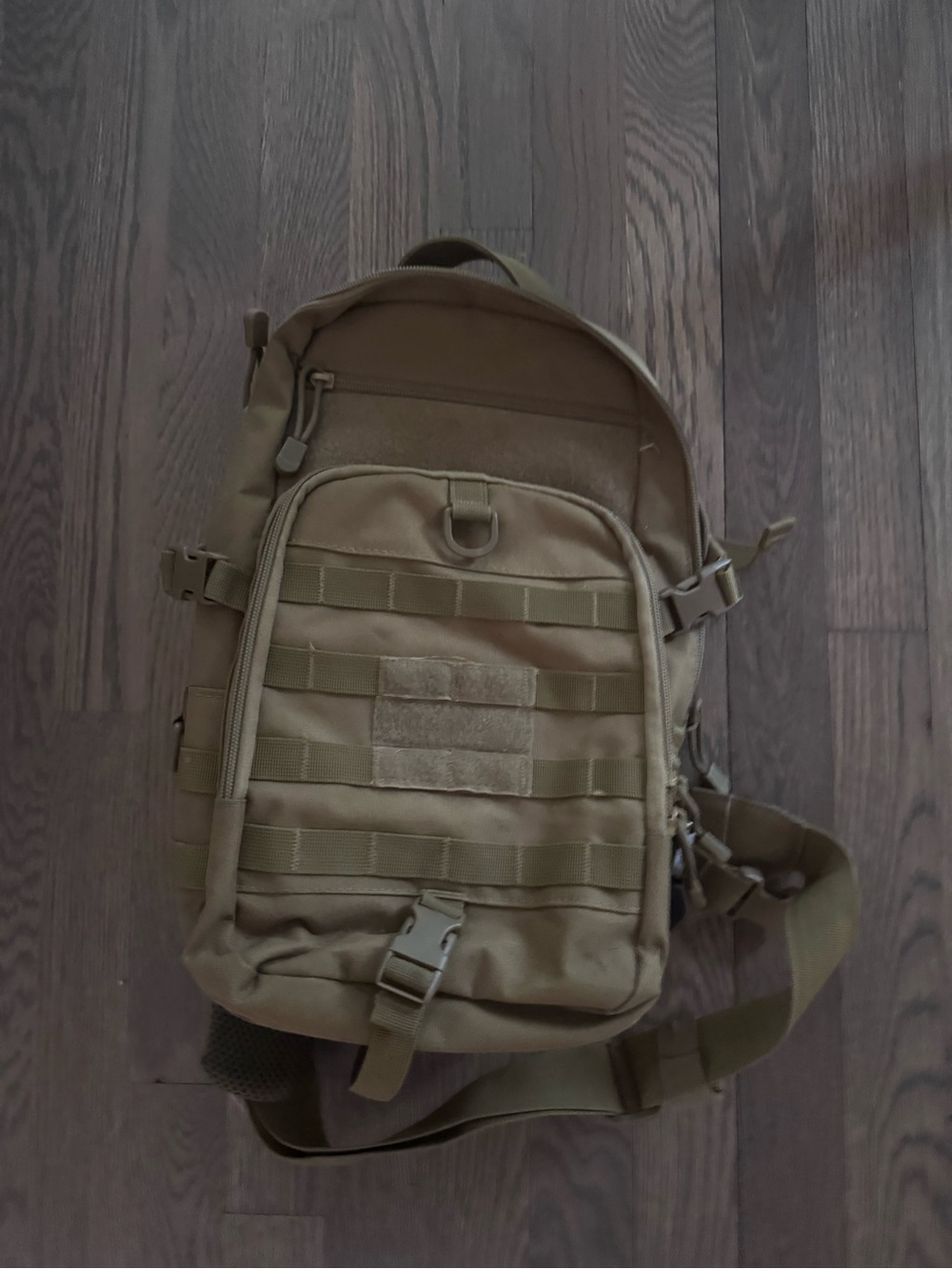 Tactical Sling Bag - Olive Crossover Carry